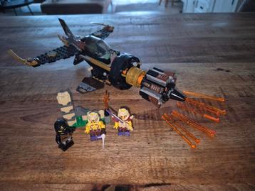 70747 lego ninjago rotsblokblaster. ZGAN + boekje beschikbaar voor biedingen