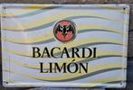 Barcardi Lemon. Reclamebord. Blik. Vintage. 30/20 cm., Ophalen, Zo goed als nieuw, Reclamebord