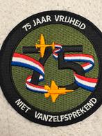 Embleem klu 75 jaar vrijheid F-35, Verzenden, Nieuw, Patch, Badge of Embleem