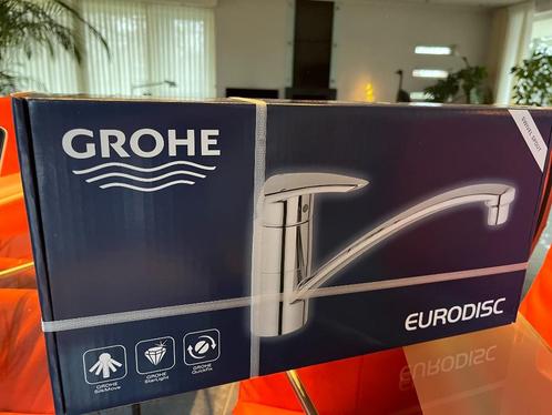 Grohe Eurodisc mengkraan Nieuw in doos, Doe-het-zelf en Verbouw, Sanitair, Nieuw, Kraan, Chroom, Ophalen