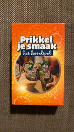 Prikkel je smaak - het borrelspel, Hobby en Vrije tijd, Gezelschapsspellen | Kaartspellen, Ophalen of Verzenden, Zo goed als nieuw