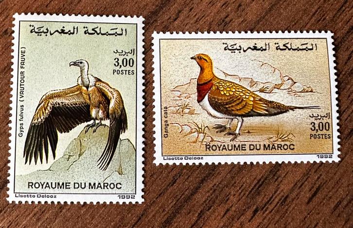 Marokko 1992 Vogels Postzegels - Postfris, Postzegels en Munten, Postzegels | Afrika, Postfris, Marokko, Ophalen of Verzenden