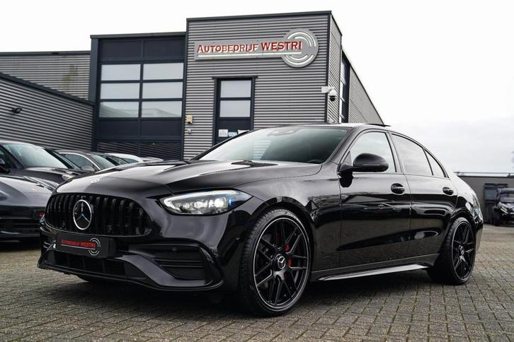Mercedes-Benz C-klasse 300 AMG Line | Panorama | Memory | Sf, Auto's, Mercedes-Benz, Bedrijf, Te koop, C-Klasse, 360° camera, ABS