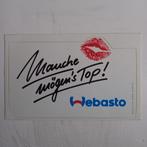 Leuke sticker.   Webasto., Ophalen of Verzenden, Zo goed als nieuw, Overige typen