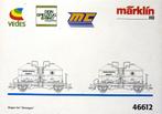 Märklin 46612 Set (2) Silowagens Heidelberger Zement  DB, Hobby en Vrije tijd, Modeltreinen | H0, Wisselstroom, Treinset, Nieuw