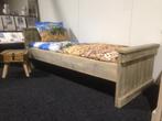 Steigerhouten bed nieuw gemaakt 1 en 2 persoons, 90 cm, Steigerhout, Nieuw, Ophalen of Verzenden
