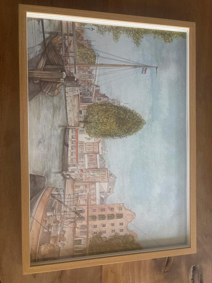 Schilderij van Rob van der Louw, Antiek en Kunst, Kunst | Tekeningen en Foto's, Ophalen of Verzenden