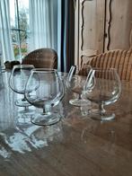 4 REMI MARTIN , COGNAC GLAZEN - KRISTAL, Huis en Inrichting, Ophalen of Verzenden, Zo goed als nieuw, Effen, Overige materialen