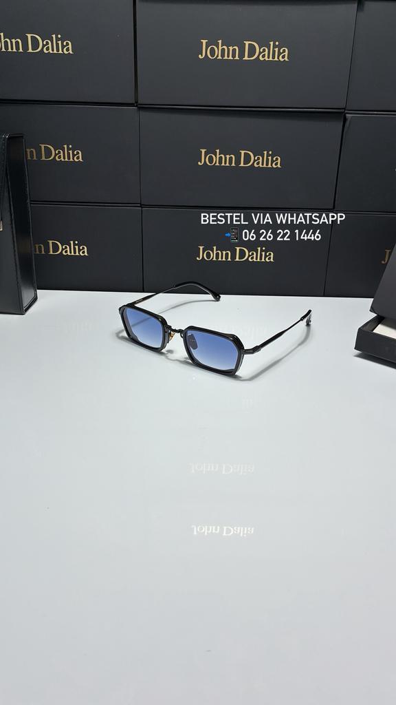 John dalia paul c303 zonnebril, Sieraden, Tassen en Uiterlijk, Zonnebrillen en Brillen | Heren, Nieuw, Overige merken, Zwart, Ophalen of Verzenden