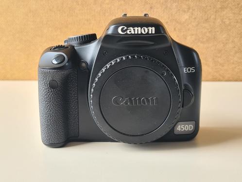 Canon EOS 450D, bijna niet gebruikt,  2522 clicks., Audio, Tv en Foto, Fotocamera's Digitaal, Zo goed als nieuw, Spiegelreflex