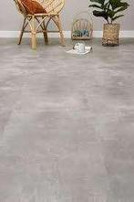 Laminaat Cando Feel tegel XL pvc warm grijs (6A), Ophalen, 75 m² of meer, Nieuw, Grijs