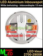 LED keuken inbouw renovatie spot panel Rond wit 8 Watt WW, Ophalen of Verzenden, Nieuw