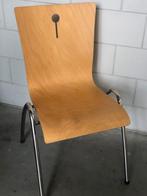 30x Stapelstoel - Kwalitatief & Stevig, Ophalen, Gebruikt, Bruin, Vijf, Zes of meer stoelen