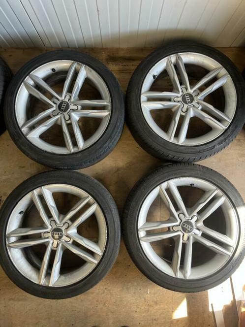 Audi S-line Velgenset | 18 INCH | ZOMERBANDEN | A3 A4 A5, Auto-onderdelen, Banden en Velgen, Velg(en), Zomerbanden, 18 inch, 245 mm