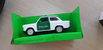Welly trabant 601 politie polizei wit groen nieuw beschikbaar voor biedingen
