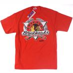 Chicago blackhawks nhl hockey vintage red t shirt by trench, Sport en Fitness, IJshockey, Ophalen, Nieuw, Kleding