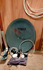 TV Schotel Triax met Camping Statief, Ophalen, Gebruikt, (Schotel)antenne, Overige merken