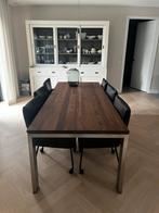 Bert Plantagie Eetkamertafel Notenhout - Krasvrij!, Huis en Inrichting, Ophalen, 100 tot 150 cm, Zo goed als nieuw, Vijf personen of meer