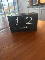 Houten Kalender Kubus - Tijdloze Decoratie, Huis en Inrichting, Woonaccessoires | Klokken, Ophalen of Verzenden, Zo goed als nieuw