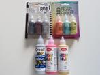 3 Window colour en 2 x 3 flesjes pearl verf, Ophalen, Nieuw, Acrylverf