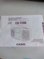 Radio Tv ,Cd speler en cassetterecorder zwart, Audio, Tv en Foto, Radio's, Ophalen of Verzenden