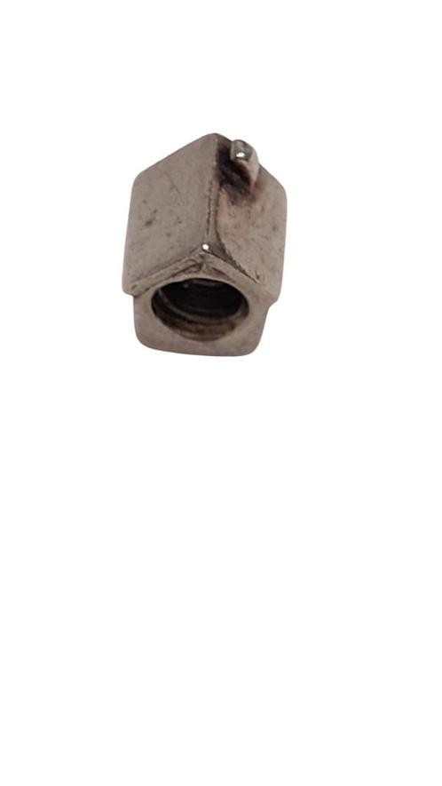 (810) Pandora bedel Huisje zilver, Sieraden, Tassen en Uiterlijk, Bedels, Zo goed als nieuw, Pandora, Zilver, 1 bedel, Ophalen of Verzenden