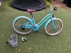 BTWIN Stadsfiets kind 24 inch 9-12 jaar Elops 500 blauw, Gebruikt, Versnellingen, 50 tot 53 cm, Ophalen