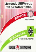 Programma 85-86 UEFA Cup: Sparta - Borussia MG, Verzenden, Gebruikt, Sparta, Boek of Tijdschrift