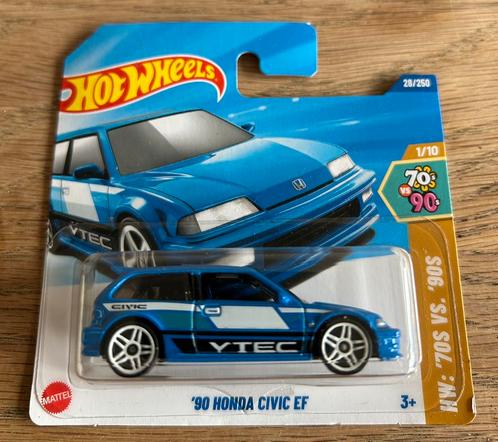 Hot Wheels - ‘90 Honda Civic EF (2025), Hobby en Vrije tijd, Modelauto's | Overige schalen, Nieuw, Auto, Ophalen of Verzenden