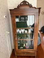 Kast antiek notenhout, Huis en Inrichting, Kasten | Kledingkasten, Gebruikt, 50 tot 100 cm, 150 tot 200 cm, 25 tot 50 cm