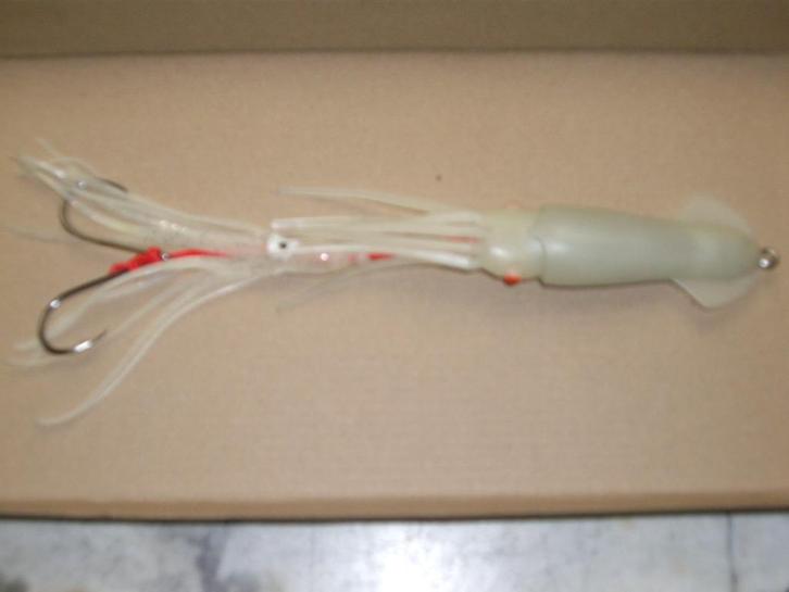 3D octopus kunstaas in 145 gram met assist 6/0 onderlijn, Watersport en Boten, Hengelsport | Zeevissen, Nieuw, Dobber of Lood