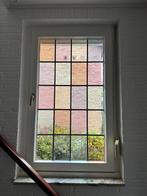 glas in lood raam (twee), Ophalen, Minder dan 80 cm, Glas in lood, 80 tot 120 cm