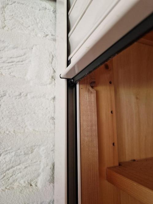 Buro met rolluik  lundia, Doe-het-zelf en Verbouw, Rolluiken, Gebruikt, 100 tot 150 cm, Wit, Elektrische bediening, Ophalen