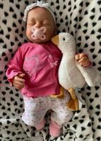 Lief slapende reborn baby meisje, Verzamelen, Verzenden, Zo goed als nieuw, Pop, Levensecht of Reborn