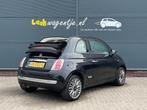 Fiat 500 C 1.2 Lounge Cabrio *climate control *bluetooth *NL, Stof, Gebruikt, 4 cilinders, Cabriolet
