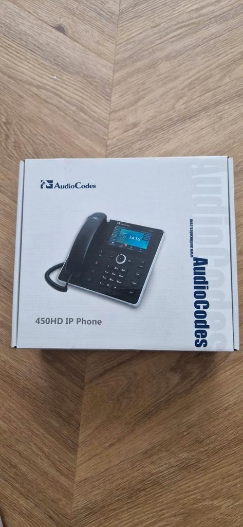 audioCodes 450 HD IP phone Nieuw in doos, Telecommunicatie, Datacommunicatie en VoIP, Nieuw, Telefoon, Ophalen of Verzenden
