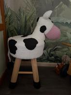 Gehaakte Dierenkruk Koe - Leuk voor de Kinderkamer!, Ophalen, Zo goed als nieuw, Stoel(en)