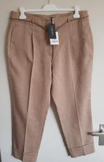 Peserico caramel linnen pantalon maat 44 NIEUW!, Peserico, Blauw, Maat 42/44 (L), Nieuw