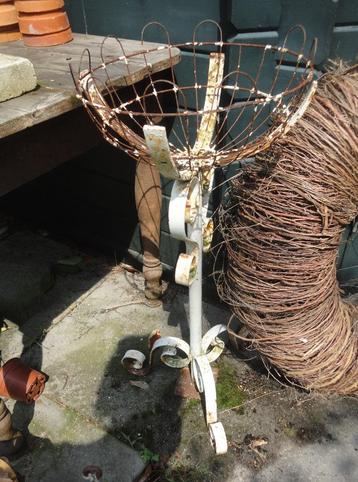 antieke FRANSE PLANTER + STANDAARD / jardiniere beschikbaar voor biedingen