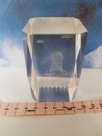 Kristallen kubussen lasergravure  en figuren, Antiek en Kunst, Antiek | Glas en Kristal, Ophalen