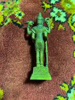 Antieke bronzen Thaise god beeldje, Ophalen of Verzenden