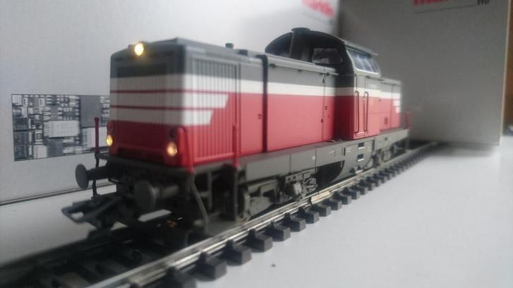 Marklin - Dieselloc serie V 142 SF - MfxPLUS + Geluid Mooi, Hobby en Vrije tijd, Modeltreinen | H0, Zo goed als nieuw, Locomotief