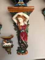 Diverse Collectie Decoratieve Wandconsoles, Ophalen