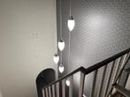 Videlamp wit glas, Huis en Inrichting, Ophalen, 75 cm of meer, Modern, Glas