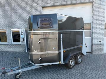 Humbaur ATIS 2 paards paardentrailer aluminium bodem! beschikbaar voor biedingen