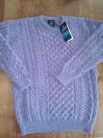 Aran damestrui, 100% merino wol, Kleding | Dames, Truien en Vesten, Verzenden, Paars, Nieuw, Aran Irish Craft