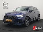 Audi Q3 Sportback 45 TFSI e S Line Plug In Hybrid 245pk Deal, Gebruikt, Zwart, Blauw, Hybride Elektrisch/Benzine