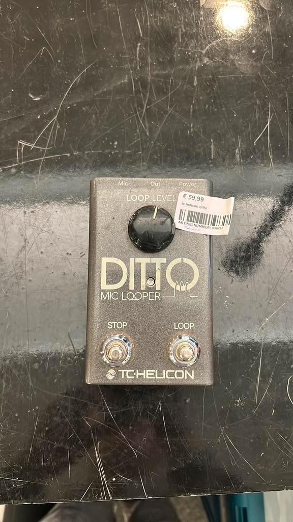 TC Helicon Ditto mic looper, Muziek en Instrumenten, Effecten, Zo goed als nieuw, Ophalen of Verzenden