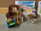 playmobil Warmbloed paard met paardenstal 5520, Ophalen of Verzenden, Gebruikt, Complete set