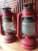 Stal storm petroleum lampen, origineel uit China incl patina, Antiek en Kunst, Antiek | Lampen, Ophalen of Verzenden